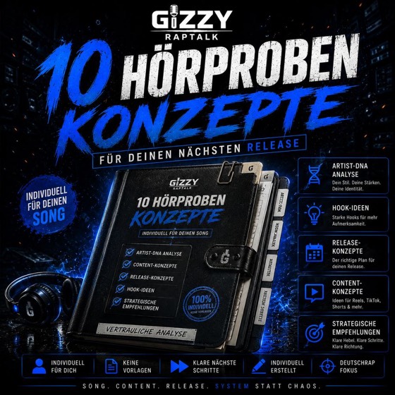 Produktcover Hörprobenkonzepte – Gizzy Raptalk